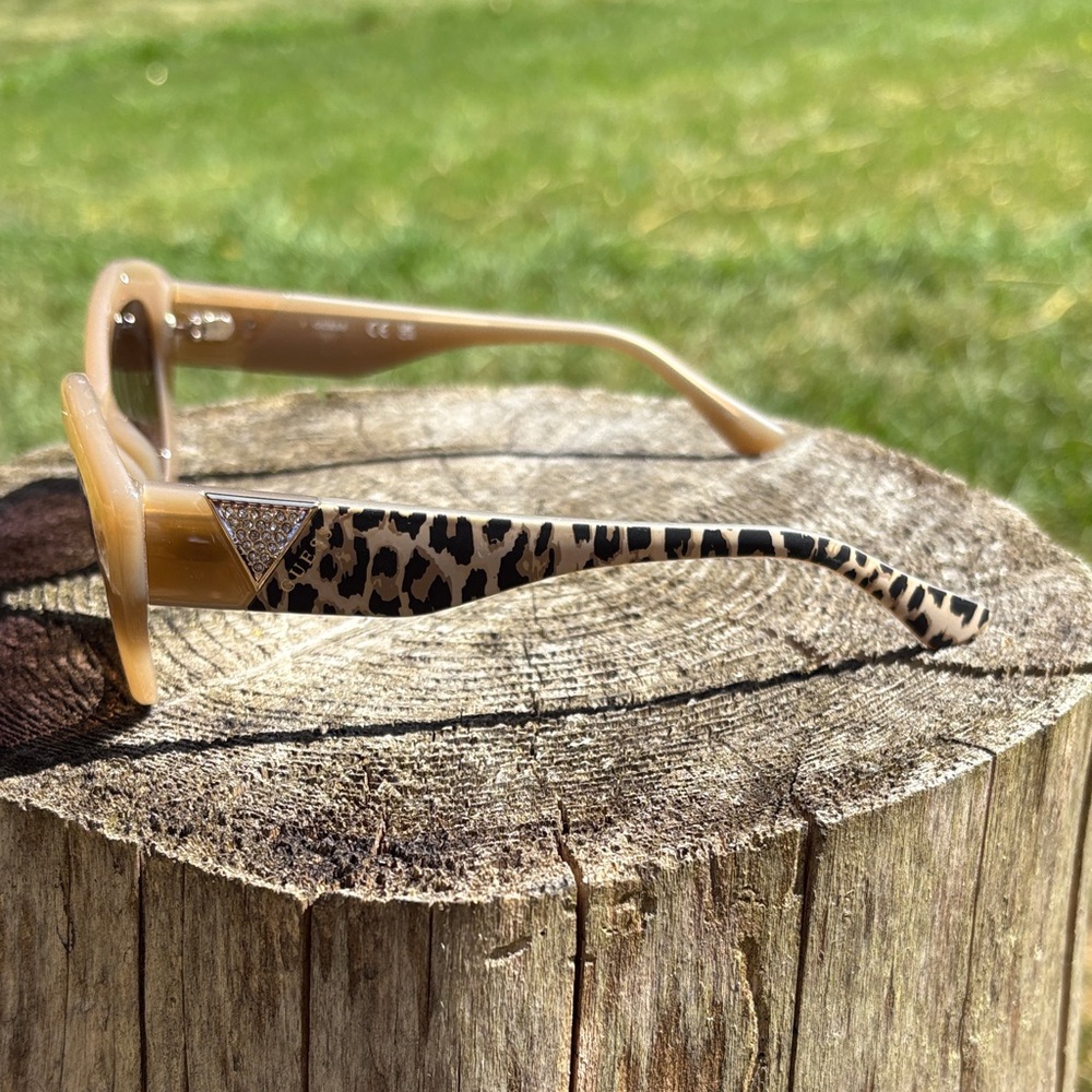 Guess Tan and Leopard Sunglasses - Picture 3 of 5